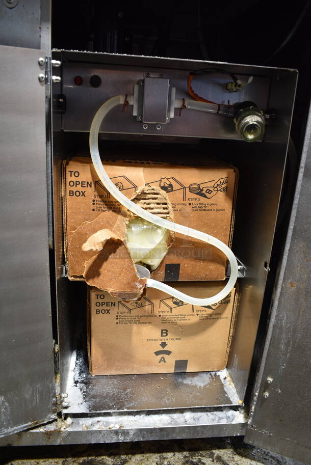 Gold Medal 2229EDS Stainless Steel Commercial Floor Style Popcorn Machine and Merchandiser. 120/208-240 Volts.  - Image 7 of 10