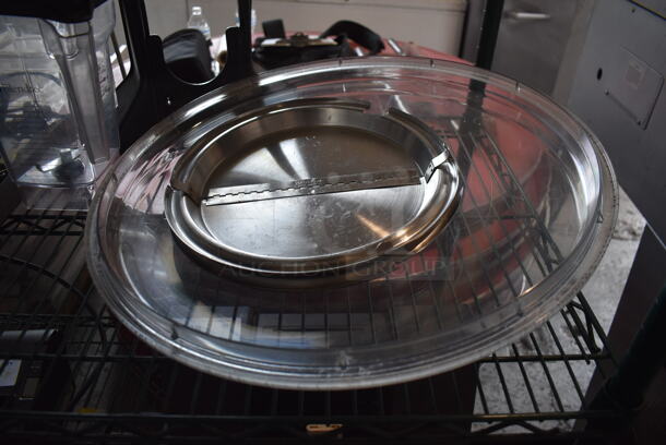 ALL ONE MONEY! Tier Lot of Various Items Including Cash Drawer Insert, Poly Lid and Keyboard - Image 4 of 4