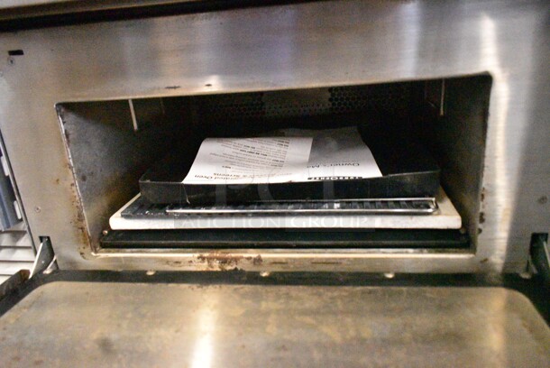 2017 Turbochef Encore 2 Stainless Steel Commercial Countertop Electric Powered Rapid Cook Oven. 208/240 Volts, 1 Phase.  - Image 3 of 5