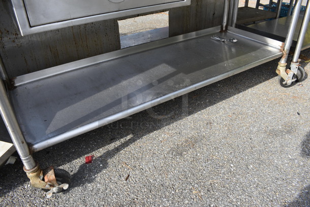 Stainless Steel Table w/ 2 Drawers and Under Shelf on Commercial Casters. 72x30x36 - Image 3 of 6