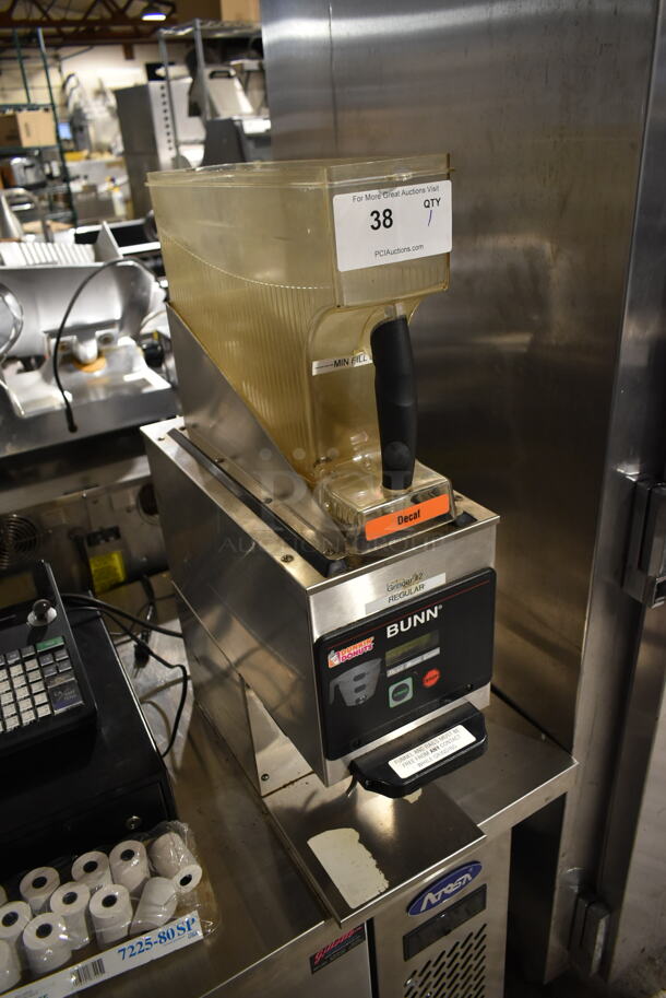 2013 Bunn G9WD-RH Stainless Steel Commercial Countertop Single Hopper Coffee Bean Grinder. 120 Volts, 1 Phase. Tested and Working! - Image 2 of 8