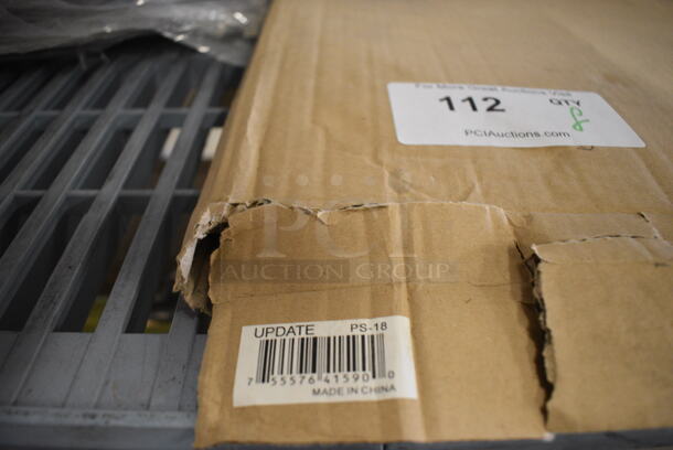 8 BRAND NEW IN BOX! Update Model PS-18 Metal Mesh Round Pizza Pans. 18x18. 8 Times Your Bid! - Image 4 of 4