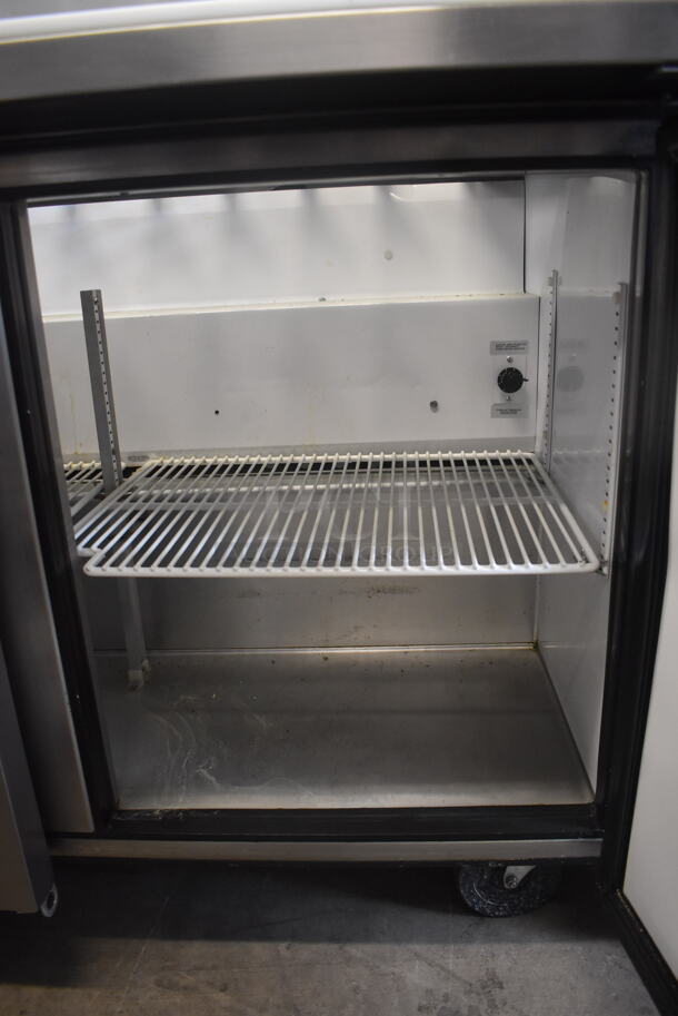 2010 True TSSU-48-12 Sandwich Salad Mega Top Refrigated Prep Table on Commercial Casters. 115 Volt 1 Phase. Tested and Powers On But Does Not Get Cold - Image 7 of 9