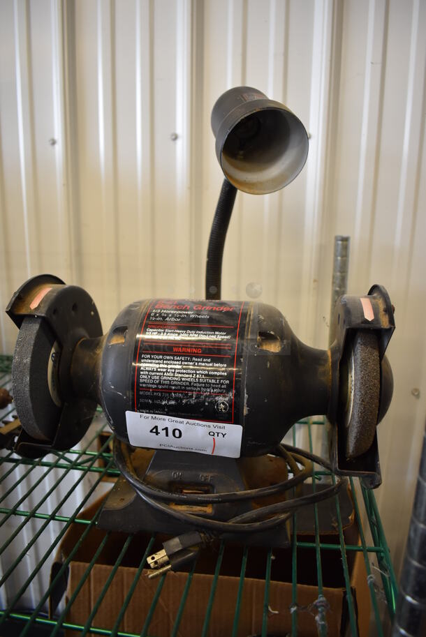 Sears Craftsman Metal 6" Bench Grinder. 15x10x16 - Image 7 of 7