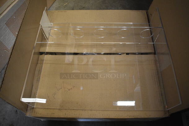 3 BRAND NEW IN BOX! Clear Poly Ice Cream Cone Holders. 19x4x16. 3 Times Your Bid! - Image 1 of 3