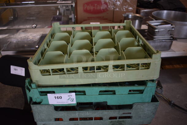 ALL ONE MONEY! Lot of 8 Various Poly Dish Caddies! Includes 19.5x19.5x4.5 - Image 2 of 3