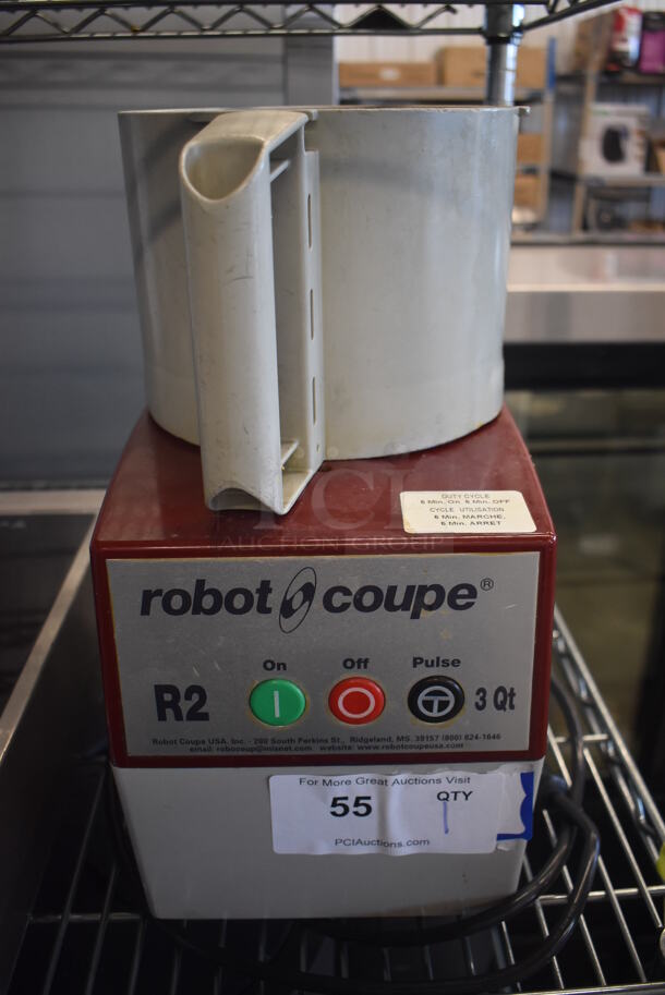 Robot Coupe R2 Metal Commercial Countertop Food Processor w/ S Blade. 120 Volts, 1 Phase. 7.5x11.5x14.5. Tested and Working! - Image 1 of 5