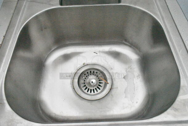 BK Resource BK-DIS-1515 Stainless Steel Commercial Portable Sink on Commercial Casters. Bay 12.5x10.5x6 - Image 8 of 12