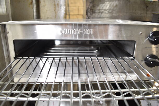 2024 Crosson FPO-13 Stainless Steel Commercial Countertop Electric Powered Pizza Oven. 120 Volts, 1 Phase. Tested and Working! - Image 5 of 6