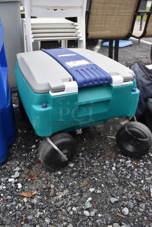 Poly Cart on Casters. 19x28x17 - Image 2 of 5