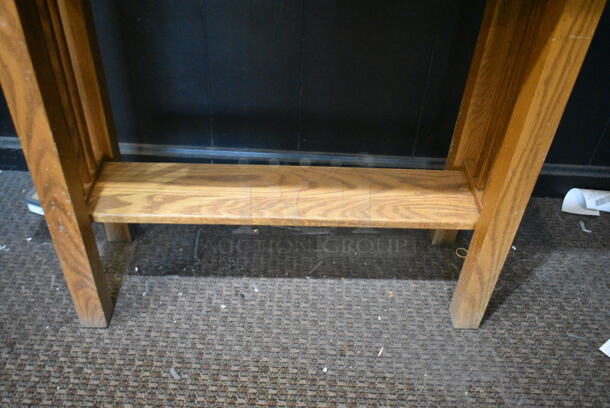 Wooden Table. (check in)  - Image 3 of 3
