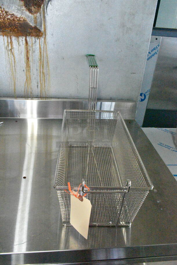 4 BRAND NEW SCRATCH AND DENT! Items Including 3698030024 Frymaster 8030024 16 3/4" x 8 3/4" x 6" Twin Size Fryer Basket, 3698030437 Frymaster 8030437 8" x 12 5/8" x 7" Dual Fryer Basket, 3698030306 Frymaster 8030306 15 7/8" x 7 5/8" x 7 3/8" Twin Size Fryer Basket, 3698030304 Frymaster 8030304 16 3/4" x 8 3/4" x 6" Twin Size Fryer Basket. 4 Times Your Bid!  - Image 9 of 10
