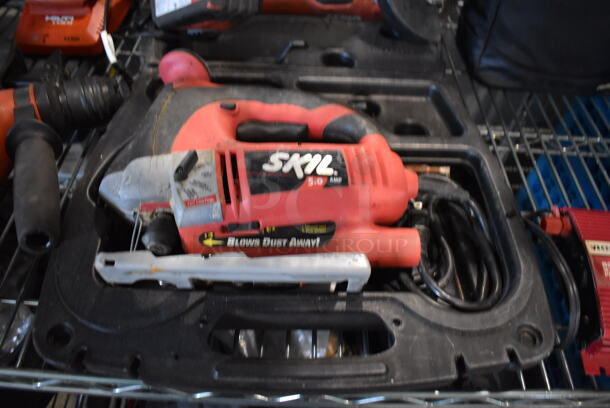 ALL ONE MONEY! Tier Lot of Various Tools Including Skil 4680 Saw, Hilti AG 500-A18 Cut Off Tool, Hilti TE 4-A18 Rotary Hammer, Hilti SFH 18-A Drill, Hilti WSR 18-A Reciprocating Saw, Hilti SCM 18-A Saw,  - Image 7 of 12