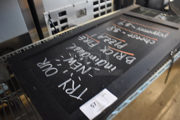 Black A Frame Sidewalk Sign. 20x2x40 - Image 3 of 3