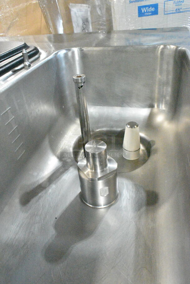 Taylor C713-33 Stainless Steel Commercial Floor Style Water Cooled 2 Flavor w/ Twist Soft Serve Ice Cream Machine on Commercial Casters. 208-230 Volts, 3 Phase. - Image 6 of 10