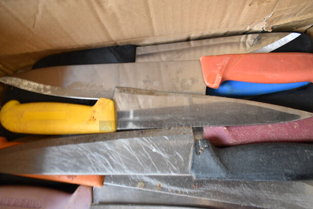 50 SHARPENED Stainless Steel Knives Including Chef Knives. 50 Times Your Bid!  - Image 6 of 8