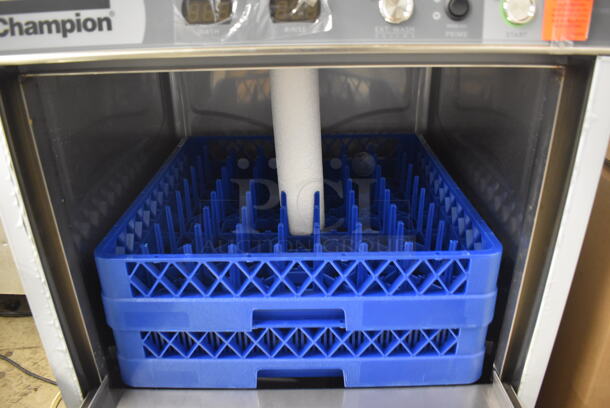 BRAND NEW SCRATCH AND DENT! 2021 Champion UH130B Stainless Steel Commercial High Temperature Hi Temp Undercounter Dishwasher. 120-208/230 Volts, 1 Phase. 24x25x34. Tested and Working! - Image 5 of 8