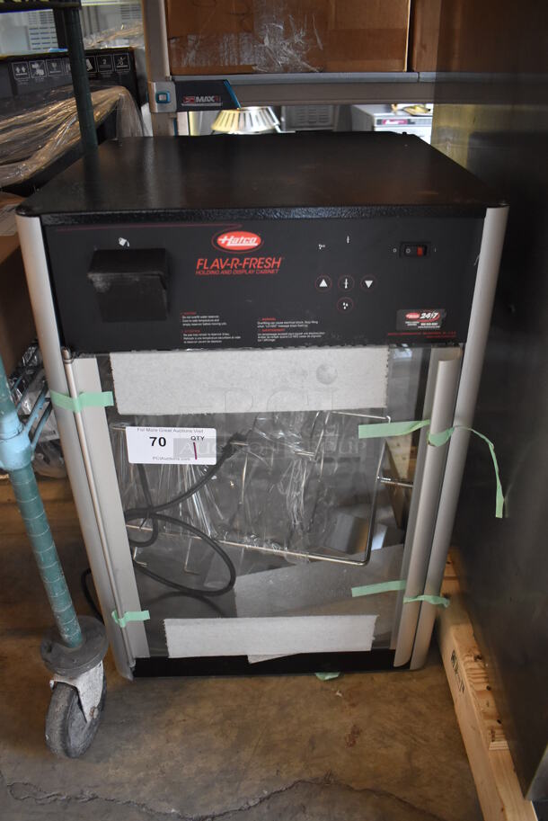 BRAND NEW SCRATCH AND DENT! Hatco Metal Commercial Countertop Flav-r-fresh Heated Warming Cabinet. Missing 3 Panels. 20x20x28.5. Tested and Working! - Image 1 of 8
