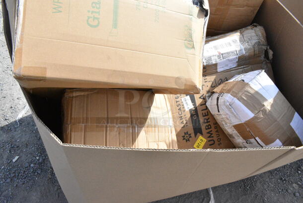 12 BRAND NEW Boxes Including 500CC16W 16 oz Hot Cups, 346WKFSNSPM2 Choice White Medium Weight Wrapped Plastic Cutlery Pack with Napkin and Salt / Pepper Packets - 250/Case. 12 Times Your Bid!  - Image 4 of 4