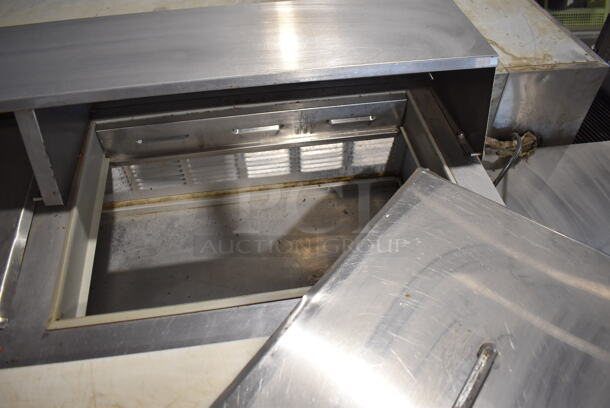 Beverage Air SP72-18C Stainless Steel Commercial Prep Table on Commercial Casters. 115 Volts, 1 Phase. 72x34x42. Tested and Working! - Image 5 of 12