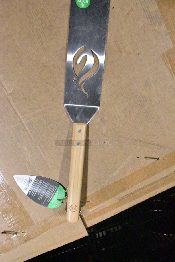 3 BRAND NEW! Items Including Choice 407TPD24RD Red Thumb Press Disher, QV12 Spatula, Skimmer. 3 Times Your Bid!  - Image 5 of 7