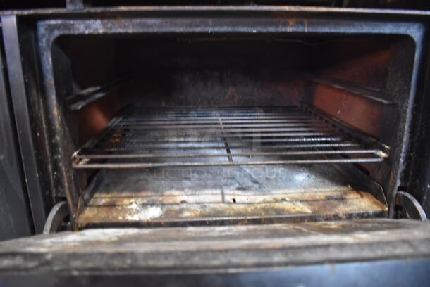 Southbend Metal Commercial Natural Gas Powered 10 Burner Range w/ 2 Ovens, Over Shelf and Back Splash. Missing 2 Burners and 2 Spider Grates. 61x33x57 - Image 8 of 10