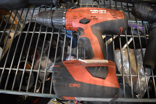 ALL ONE MONEY! Tier Lot of Various Tools Including Skil 4680 Saw, Hilti AG 500-A18 Cut Off Tool, Hilti TE 4-A18 Rotary Hammer, Hilti SFH 18-A Drill, Hilti WSR 18-A Reciprocating Saw, Hilti SCM 18-A Saw,  - Image 10 of 12