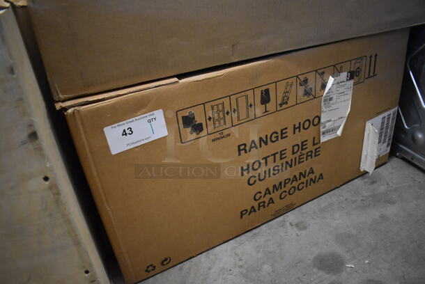 BRAND NEW SCRATCH AND DENT! Whirlpool UXL5430BSS Stainless Steel Range Hood. Stock Picture Used For Gallery Picture. - Image 4 of 4