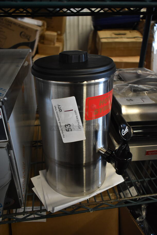 BRAND NEW SCRATCH AND DENT! Curtis SW-1 Stainless Steel 1 Gallon Syrup Warmer. 120 Volts, 1 Phase.  - Image 4 of 6