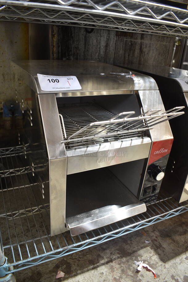 2024 Crosson CCT-500 Stainless Steel Commercial Countertop Electric Powered Conveyor Toaster Oven. 120 Volts, 1 Phase. Tested and Working! - Image 3 of 7