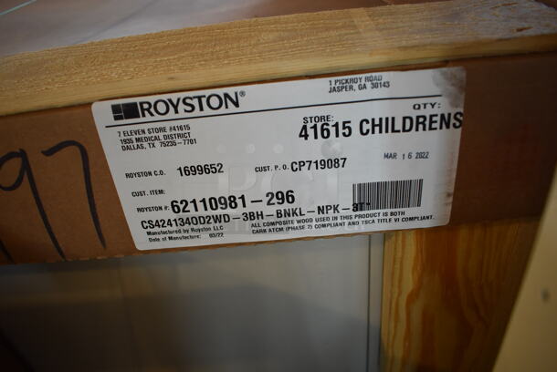 BRAND NEW IN CRATE! Royston 62110981-296 Metal Cabinet. 42x42x26 - Image 5 of 11
