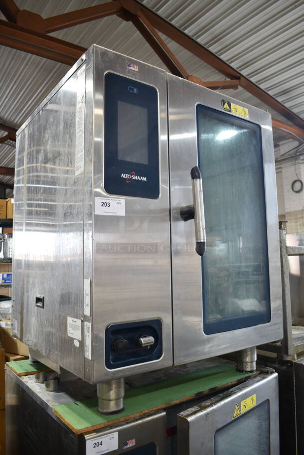 2016 Alto Shaam CTP10-10E Stainless Steel Commercial Electric Powered Combi Convection Oven. 208-240 Volts, 3 Phase.  - Image 2 of 4