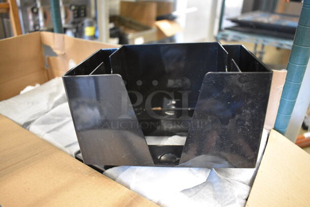 10 BRAND NEW IN BOX! Strongbow Black Poly Napkin Holders. 7.5x5.5x4.5. 10 Times Your Bid!