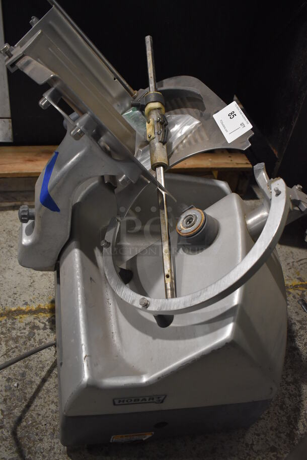 Hobart 2912 Stainless Steel Commercial Countertop Automatic Meat Slicer. For Parts. 115 Volts, 1 Phase. 23x29x30. Cannot Test Due To Cut Power Cord - Image 3 of 5