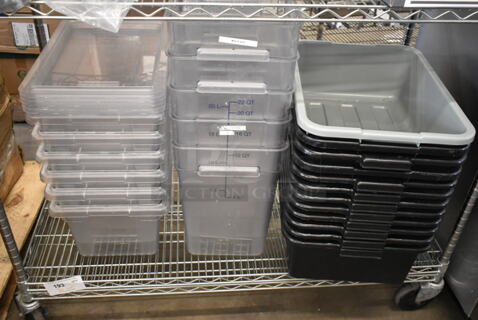 ALL ONE MONEY! Lot of Poly Bins and Poly Bus Bins