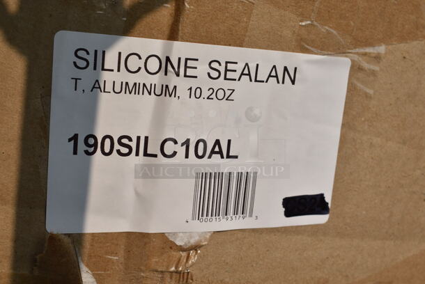 BRAND NEW SCRATCH AND DENT! American Sealants 190SILC10AL 10.2 oz. Aluminum/Stainless Steel Finish Silicone Sealant - Image 3 of 3