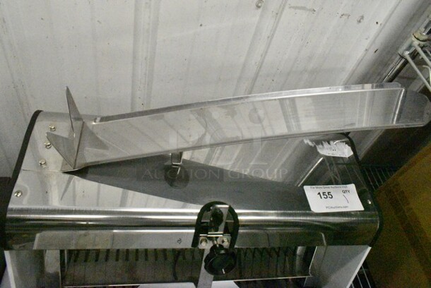 BRAND NEW SCRATCH AND DENT! Estella 348BSL34 Stainless Steel Countertop Bread Slicer - 3/4" Slice Thickness, 18 3/4" Max Loaf Length. 110 Volts, 1 Phase. Tested and Working! - Image 6 of 9