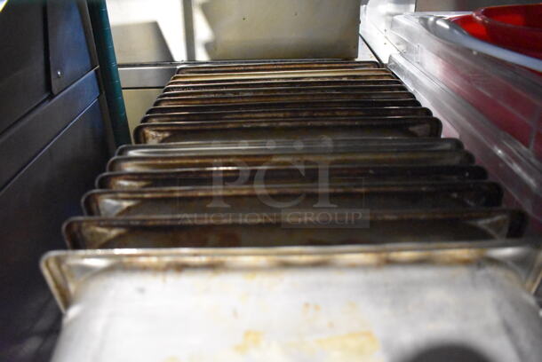 ALL ONE MONEY! Tier Lot of Various Items Including Stainless Steel Drop In Bins and Poly Bins - Image 5 of 6