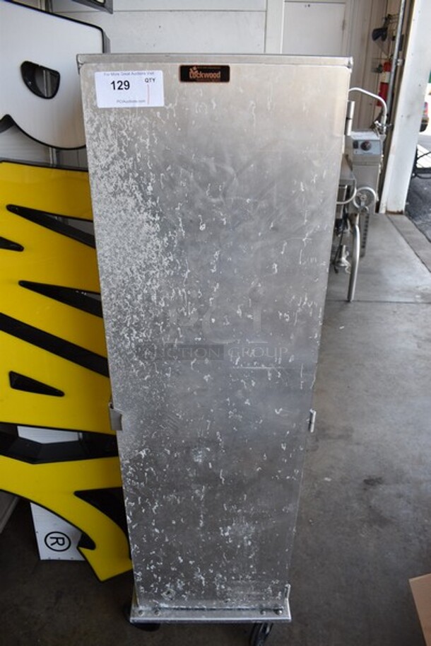 2014 Lockwood Model CA60-RR25-C Metal Commercial Enclosed Pan Transport Rack on Commercial Casters. 17.5x21.5x59.5. - Image 1 of 5