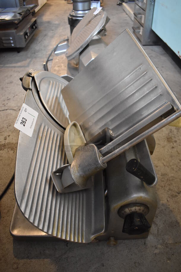 Hobart 1612 Stainless Steel Commercial Countertop Automatic Meat Slicer. 115 Volts, 1 Phase. 19x25x19. Tested and Does Not Power On - Image 5 of 7