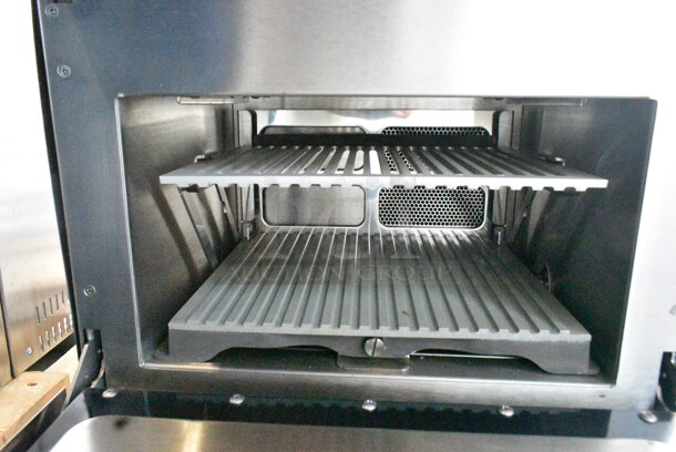 BRAND NEW SCRATCH AND DENT! 2022 Turbochef ECO Stainless Steel Electric Countertop Rapid Cook Ventless Oven with One Touch Controls. See Pictures for Screen Crack. 208/240 Volts, 1 Phase. - Image 4 of 7