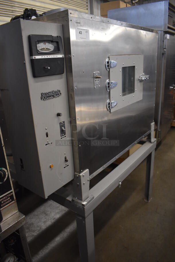 National Metal Commercial Floor Style Rotating Oven on Metal Legs. 51x45x66 - Image 10 of 12