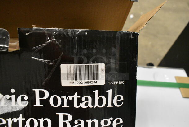 BRAND NEW SCRATCH AND DENT! Avantco 177EB100 Single Burner Countertop Range. 120 Volts, 1 Phase.  - Image 4 of 4