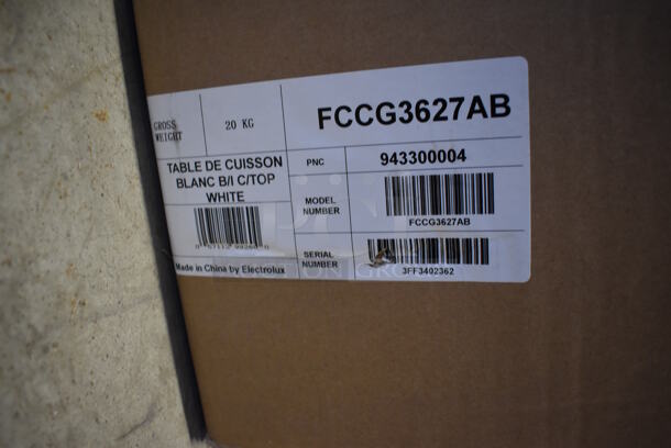 BRAND NEW SCRATCH AND DENT! Frigidaire FCCG3627AB Stainless Steel 5 Burner 36" Gas Cooktop. Stock Picture Used For Gallery Picture. - Image 4 of 4