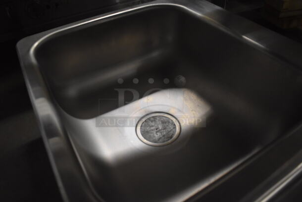 Advance Tabco Stainless Steel 2 Bay Drop In Sink. 45x21x8. Bays 20x16x8 - Image 3 of 5