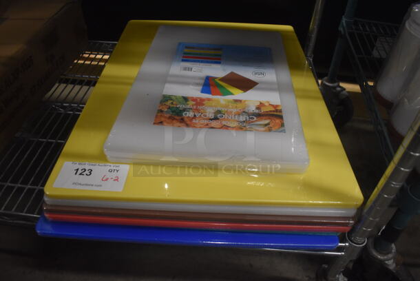 8 Various BRAND NEW! Cutting Boards. Includes 12x18x0.5, 18x24x0.5. 8 Times Your Bid!