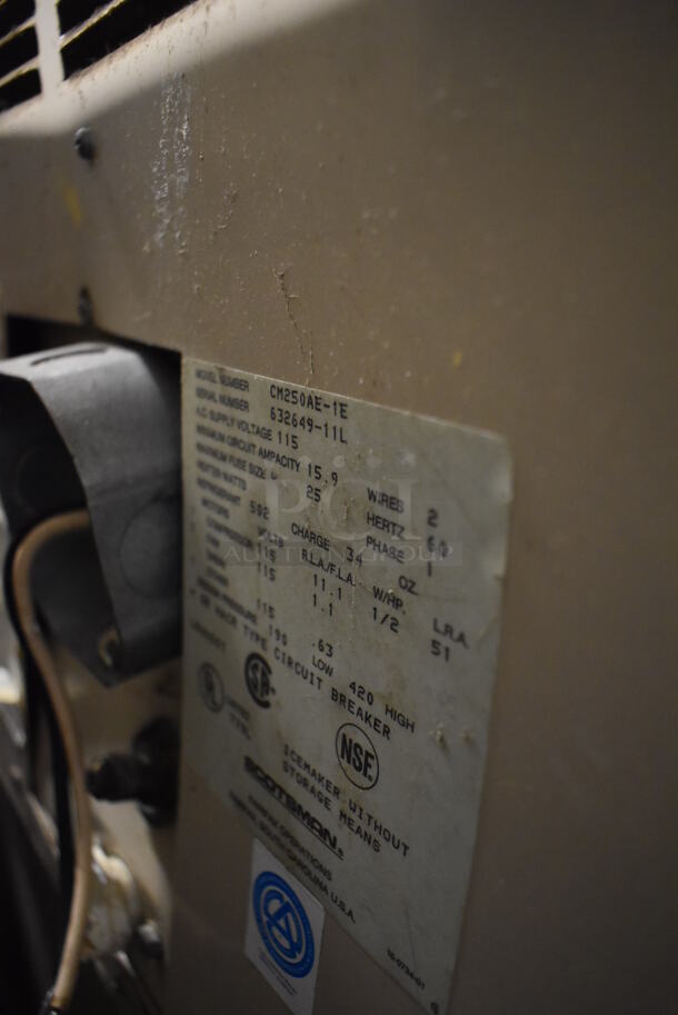 Scotsman CM250AE-1E Metal Commercial Ice Head on Commercial Ice Bin. 115 Volts, 1 Phase. 30x35x55 - Image 5 of 6