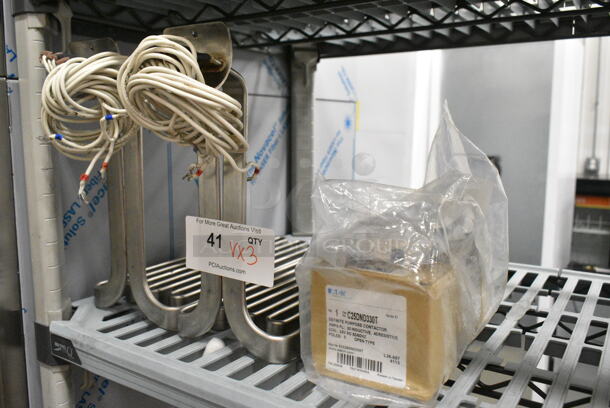 3 BRAND NEW SCRATCH AND DENT! Items Including Eaton C25DND330T Contactor, FM8262196 Element. 3 Times Your Bid!  - Image 2 of 12