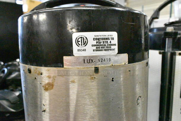 4 Luxus Stainless Steel Coffee Server Satellite. 4 Times Your Bid!  - Image 10 of 12