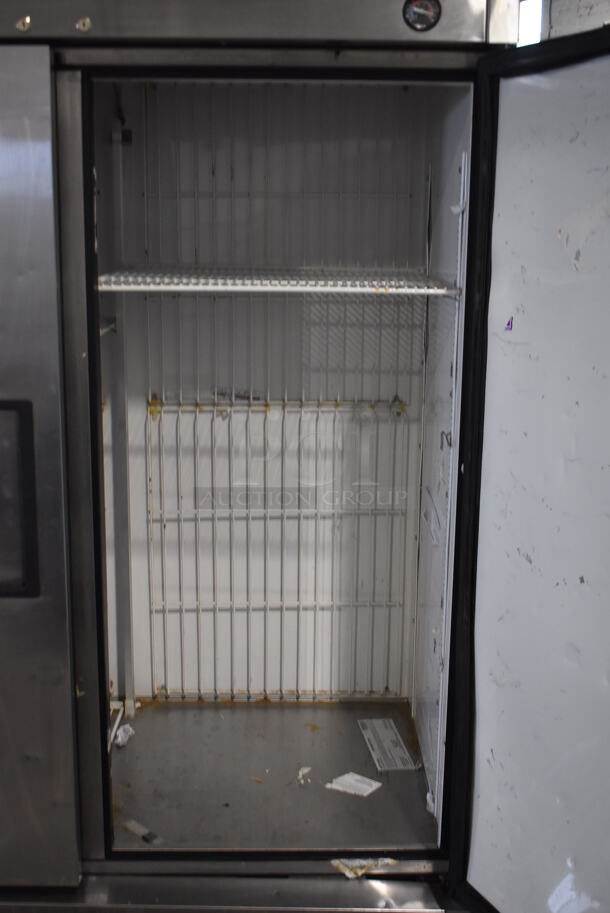 2013 True T-49F ENERGY STAR Stainless Steel Commercial 2 Door Reach In Freezer w/ Poly Coated Racks. 115 Volts, 1 Phase. Tested and Working! - Image 5 of 7